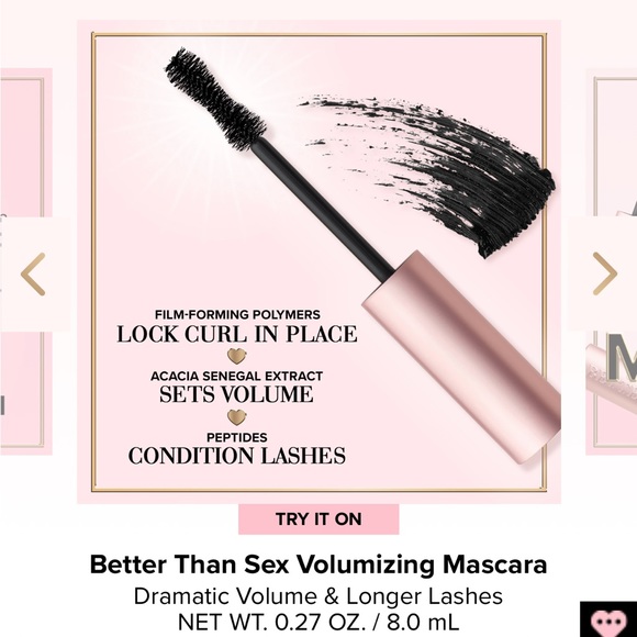 Too Faced Better Than Sex Mascara Makeup Black Lengthening Volumizing Eye Lashes - Picture 5 of 15